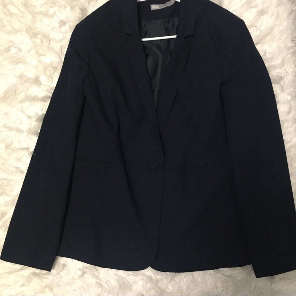 Asos black blazer 14